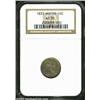 Image 1 : 1837 10C Large Date AU55 NGC. Abundant subdued luster penetrates the medium apple-green patina. The.