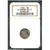Image 1 : 1839 10C No Drapery MS65 NGC. No Drapery Dimes are a significant type coin in all grades, and Gems a