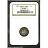 Image 1 : 1856 10C Small Date MS64 NGC. The originality of this well defined Stars Obverse dime is promptly co