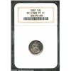 Image 1 : 1837 10C No Stars PR61 NGC. Greer-102. This is truly "a coin that carries its own credentials," as B