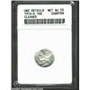 Image 1 : 1916-D 10C--Cleaned--ANACS. Unc Details, Net AU55. This is an untoned, silver-gray representative of