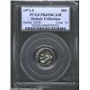 Image 1 : 1971-S 10C PR69 Deep Cameo PCGS. Jet-black mirrors and well frosted devices reside upon the monument