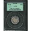 Image 1 : 1876 20C AU58 PCGS. An exquisitely detailed representative that has especially extensive luster on t