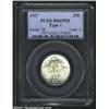 Image 1 : 1917 25C Type One MS65 Full Head PCGS. A few pale freckles of tan patina preclude full brilliance. A