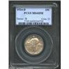 Image 1 : 1924-D 25C MS60 Full Head PCGS. A lightly toned example with a pinscratch to the left of the eagle..