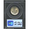 Image 2 : 1927 25C MS66 PCGS. Exceedingly lustrous with thin crescents of golden color just visible on each si