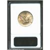 Image 2 : 1930 25C MS64 Full Head ANACS. Delicate golden iridescence deepens slightly to champagne-lilac hues.