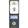 Image 1 : 1935-S 25C MS66 W NGC, blazing, virtually untoned surfaces with a few small splashes of golden patin