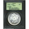 Image 1 : 1878 7/8TF S$1 Strong MS64 PCGS. Ample portions of five feathers appear beneath the prominent seven.