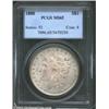 Image 1 : 1880 S$1 MS65 PCGS. The obverse side of this respectable Gem is covered by rich pastel patina, which