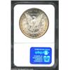 Image 2 : 1881-S S$1 MS66 NGC. The obverse is blanketed by iridescent sea-green, electric-blue, and dark-olive