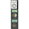 Image 1 : 1884-O S$1 MS65 PCGS, boldly struck, the obverse has spectacular olive, powder-blue, and ruby-red co