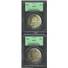 Image 1 : 1886 S$1 MS65 PCGS, beautifully toned with bands of bright gold, violet, and aqua color, nicely stru