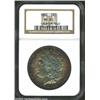Image 1 : 1886 S$1 MS65 NGC. Splendid deep bands of powder-blue, violet, and gold color enhance both sides. A.