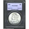 Image 1 : 1896 S$1 MS66 PCGS. The 89 in the date appear to have remnants of a prior logotype within the lower.