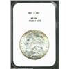 Image 1 : 1901-S S$1 MS64 NGC. The mint frost is thick, as usually seen on this issue, and each side shows a s