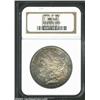 Image 1 : 1904-O S$1 MS66 NGC. Deep golden-brown, powder-blue, and orange-gold colors endow this lustrous and.