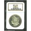Image 1 : 1896 S$1 PR64 NGC. This sharply detailed example displays golden-gray patination that is considerabl