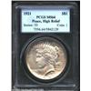Image 1 : 1921 S$1 MS64 PCGS. Well detailed beneath light rose-gray patina, with a touch of speckled russet to