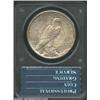 Image 2 : 1921 S$1 MS65 PCGS. The surfaces are extremely clean and shaded pewter, with darker color in the rec