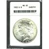 Image 1 : 1922-S S$1 MS65 ANACS. A frosty, fully brilliant example that comes very well struck for this condit