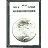 Image 1 : 1925 S$1 MS66 ANACS. Both obverse and reverse of this creamy-white Gem offer scintillating luster an
