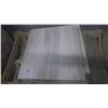 Image 1 : White Wood Ridge 24" x 24" Marble Tile - 1 crate, 140 pieces approx 560sq ft retail value of 11,053.