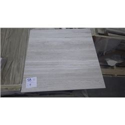 White Wood Ridge 24" x 24" Marble Tile - 1 crate, 100 pieces approx 400sq ft retail value of 7895.00