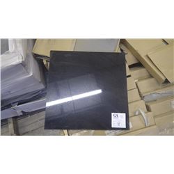 Absolute Black 18" x 18" Granite Tile- 1 crate, 156 pieces approx 351sq ft retail value of 5452.00
