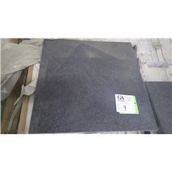 Black Galaxy Honed 18" x 18" Granite Tile- 1 crate, 168 pieces approx 378 sq ft retail value of 8223