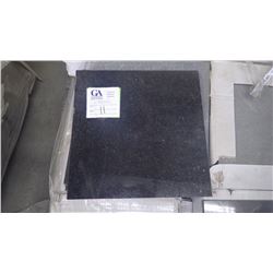 Black Galaxy Polished 12" x 12" Granite Tile- 1 crate, approx. 450 pieces approx 450sq ft retail val