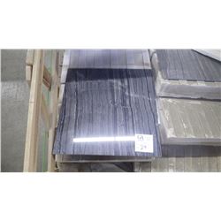 Tree Black 18" x 18" Marble Tile- 8 boxes, 48 pieces approx 108 sq ft retail value of 1965.00