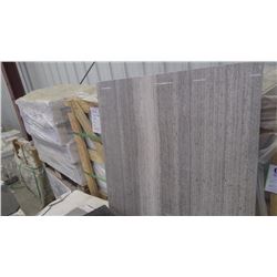 Grey Woodridge Vein Cut 24" x 24" Marble Tile- 90 pieces approx 360 sq ft retail value of 6655.00