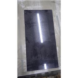 Black Galaxy 12" x 24" Polished Graniite Tile- 1 crate, 180 pieces approx 360sq ft retail value 7551
