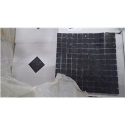 Emerald Pearl 1" x 1" Granite Mosaic- 11 boxes, 110 pieces 12" x 12" sheets approx 110sq ft retail v