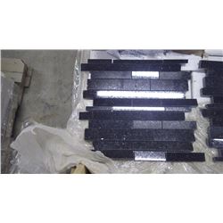 Black Galaxy Mini Planking- 9 boxes, 90 pieces, 12" x 12" approx 90sq ft retail value of 2155.00