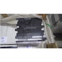 Black Galaxy Mini Planking- 9 boxes, 90 pieces, 12" x 12" sheets approx 90sq ft retail value of 2155
