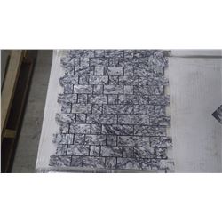 Ocean Wave 1" x 1", 1" x 2" Mosaic- 12 boxes, 120 pieces, 12" x 12" sheets approx 120sq ft retail va