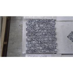 Ocean Wave 1" x 1", 1" x 2" Mosaic- 11 boxes, 110 pieces,  12" x 12" sheets approx 110sq ft retail v