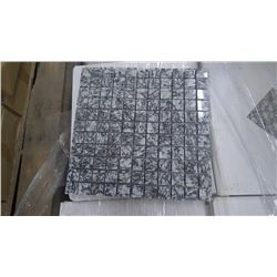 Ocean Wave 1" x 1" Granite Mosaic- 10 boxes, 100 pieces,12" x 12" sheets approx 100sq ft retail valu