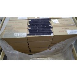 Black Limestone Mosaic Mini Planking Mosaic- 15 boxes, 150 pieces, 12" x 12" sheets approx 150 squar