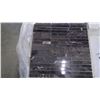 Image 1 : New St. Laurant 5/8"x4" Marble Mosaic- 11 boxes, 110 pieces, 12" x 12" sheets approx 110 square feet