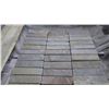 Image 2 : Desert Gold 1"x4" Sawn Slate Mosaic- 27 boxes, 135 pieces, 12" x 12" sheets approx 135 square feet r
