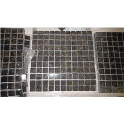 Ubatuba 1"x1" Granite Mosaic- 11 boxes, 110 pieces, 12" x 12" sheets approx 110 sq.ft retail value o