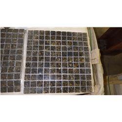 Ubatuba 1"x1" Granite Mosaic- 12 boxes, 120 pieces, 12" 12" sheets approx 120 sq.ft retail value of 