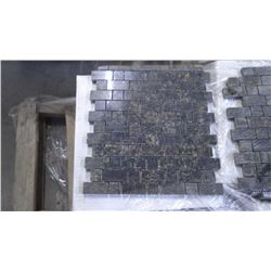 Ubatuba 1"x1" 1"x2" Granite Mosaic- 12 boxes, 120 pieces, 12" x 12" sheets approx 120 sq.ft retail v