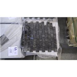 Ubatuba 1"x1" 1"x2" Granite Mosaic- 12 boxes, 120 pieces, 12" x 12" sheets approx 120 sq.ft retail v