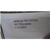 Image 3 : African Red 1"x1" Granite Mosaic- 12 boxes, 120 pieces, 12" x 12" sheets approx 120 sq.ft retail val