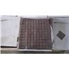 Image 1 : African Red 1"x1" Granite Mosaic- 12 boxes, 120 pieces, 12" x 12" sheets approx 120 sq.ft retail val
