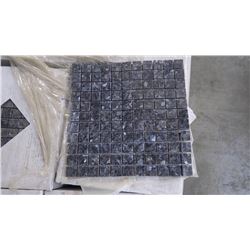 Blue Pearl 1"x1" Granite Mosaic- 12 boxes, 120 pieces, 12" x 12" sheets approx 120 square feet retai